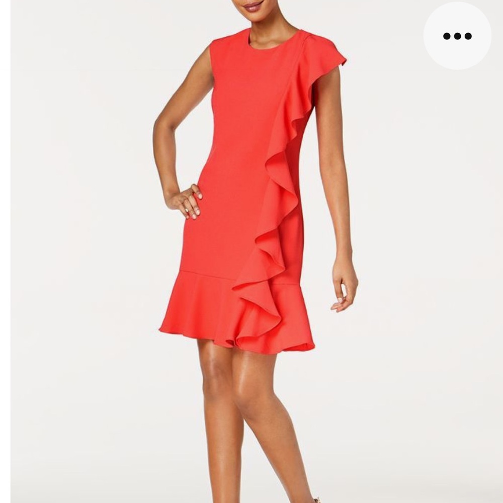 Jessica Howard Sleeveless Ruffle Party Event Day to Night Dress Size 12